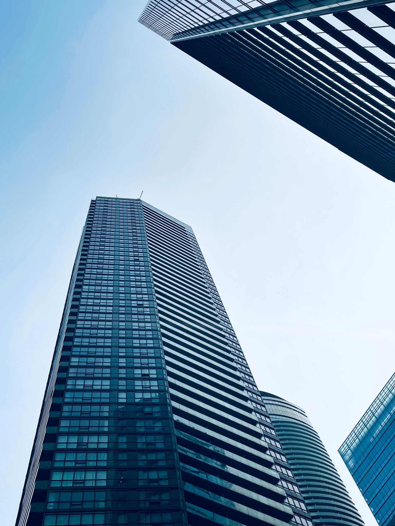 Tour de bureaux d'un quartier d'affaires